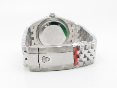 DJ 36mm Jub Flt 904L SS/SS Grn/Stk APF VR3235