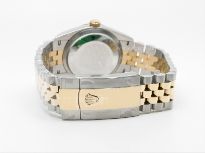 DJ 36mm Jub Flt 904L YG/SS Gold/Dia APF VR3235