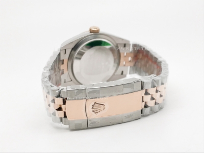 DJ 36mm Jub Flt 904L RG/SS Grey/Stk APF VR3235