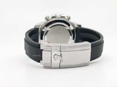 Daytona 116519 904L Wt SS/RU Grey/Stk ZF SH4130