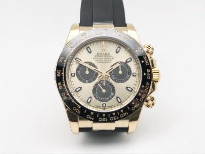 Daytona 116518 904L Wt YG/RU RG/Stk ZF SH4130