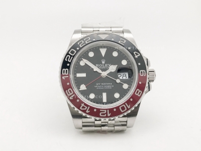GMT II 126710 Jub 904L SS/SS Blk GMF V6 SH3285-2