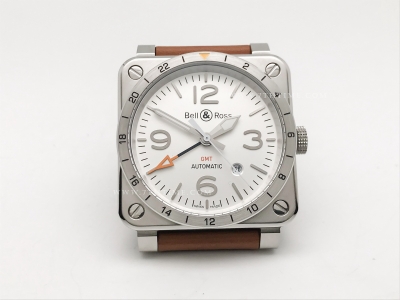 Bell Ross BR03-93 GMT 42mm SS/LE Wht WMF A2836