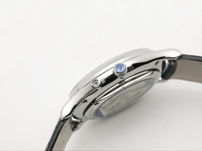 Master Ultra Thin Moonphase SS/LE Silver Z+F A925