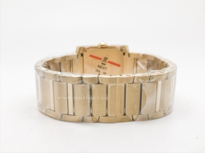 Ladies Tank Francaise Med Dia YG/YG Sil 8848F Sw Qtz