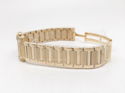 Ladies Tank Francaise Sml Dia YG/YG Sil 8848F Sw Qtz