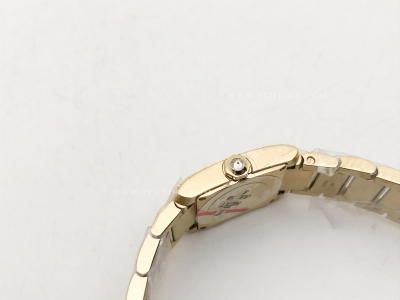 Ladies Tank Francaise Sml Dia YG/YG Sil 8848F Sw Qtz