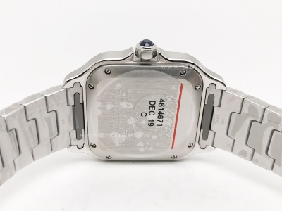 Santos De Cartier Mens Mid SS/SS G-Blue BVF MY9039