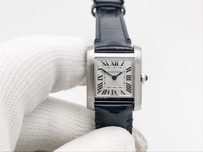 Ladies Tank Francaise Sml Dia SS/LE Sil 8848F Sw Qtz