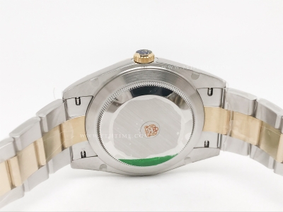 DJ2 41mm 126333 Oys Flt 904L YG/SS Gry/Rm EWE A3235