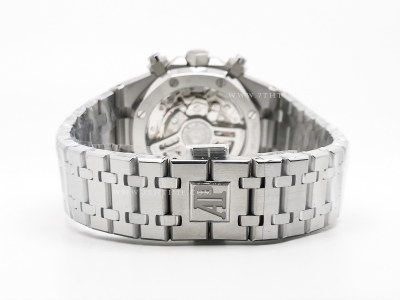 Royal Oak Chrono 26240ST SS/SS Blk/Stk BF A7750 Mod