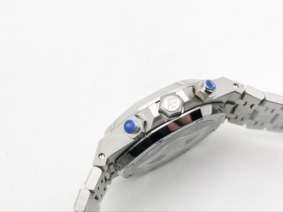 Royal Oak Chrono 26240ST SS/SS Blue/Stk BF A7750 Mod