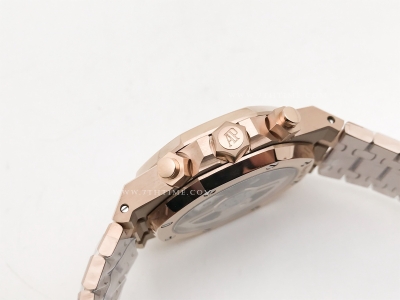 Royal Oak Chrono 26240OR RG/RG Blk/Stk BF A7750 Mod