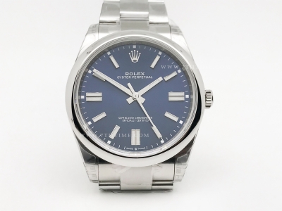 Oyster Pert 41mm 124300 Oys SS/SS Blue VSF V2 VS3230