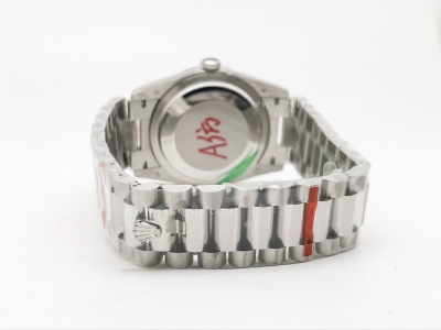 DayDate 36mm Wt 904L Flt SS/SS I-Blue/Rm/St QF VR3255