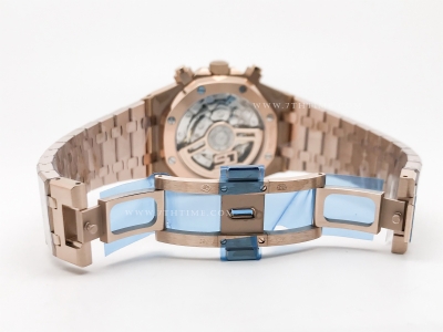 Royal Oak Chrono 26240OR RG/RG Blue/Stk BF A7750 Mod