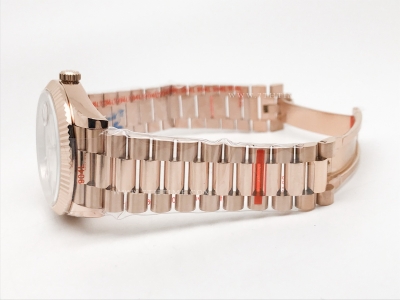 DayDate 40mm 904L Flt RG/RG Silv/Stk GMF VR3255