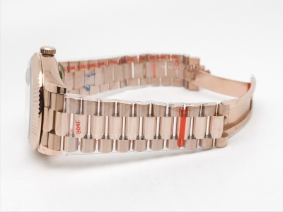 DayDate 40mm 904L Flt RG/RG Brn/Stk GMF VR3255