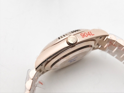 DayDate 40mm 904L Flt RG/RG G-Brn/Stk GMF VR3255