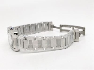 Ladies Cartier Tank Francaise SS/SS Wht/Rm K11 Sw Qt