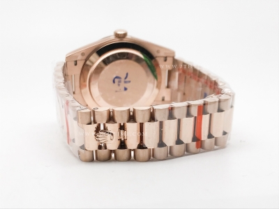 DayDate 40mm 904L Flt RG/RG Brn/Rm GMF VR3255