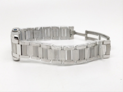 Ladies Cartier Tank Francaise SS/SS Wht/Dia K11 Sw Qt