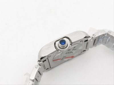 Ladies Cartier Tank Francaise SS/SS Wht/Dia K11 Sw Qt