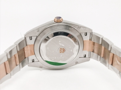 DJ2 41mm 126331 Oys Flt 904L RG/SS Brn/Dia EWE A3235