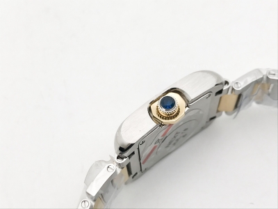 Ladies Cartier Tank Francaise YG/SS Wht/Dia K11 Sw Qt