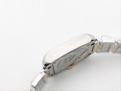 Ladies Cartier Tank Francaise YG/SS Wht/Dia K11 Sw Qt