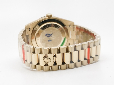 DayDate 40mm 904L Flt YG/YG Grn/Rm GMF VR3255