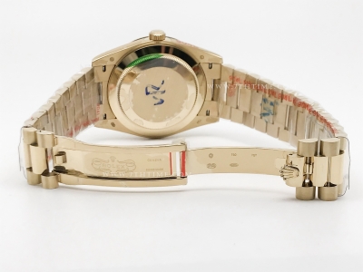 DayDate 40mm 904L Flt YG/YG M-Blk/Dia GMF VR3255