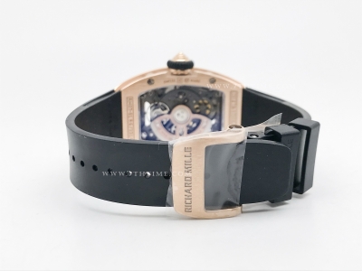 RM07-01 Ladies Diam RG/RU Blk/Blk Skele ZF CRMA2 Clone