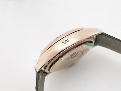 Cellini Date 39mm RG/LE Black/Stk GMF Asia 3165 Mod