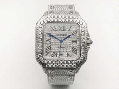 Santos De Cartier 40mm Dia Dia/Dia Dia/Blk TWF MY8215