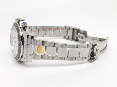 Daytona 126500 904L SS/SS White/Stk ZF SH4131