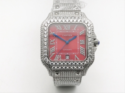Santos De Cartier 40mm Dia Dia/Dia Red/Dia TWF MY8215
