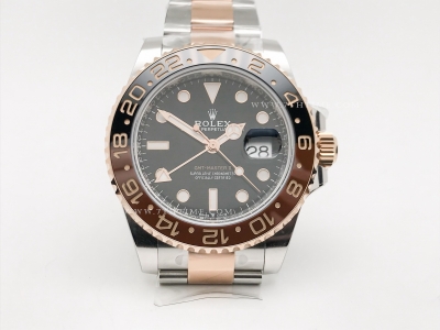 GMT II 126711 904L Wt RG/SS Blk ARF SH3285 CHS