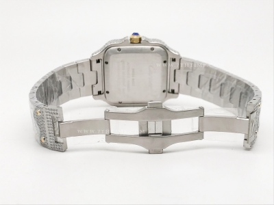 Santos 40mm Dia Dia/Dia/YG Silv/Dia-Rm TWF MY8215