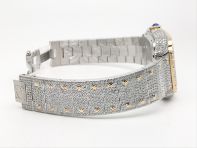 Santos 40mm Dia Dia/Dia/YG Blk/Dia-Rm TWF MY8215