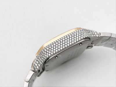 Santos 40mm Dia Dia/Dia/YG Blk/Dia-Rm TWF MY8215