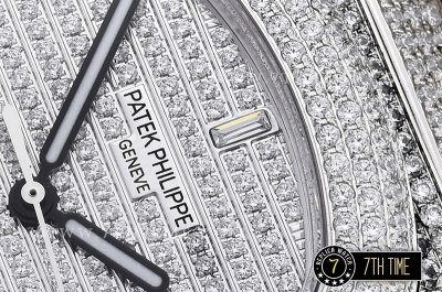 Nautilus Jumbo Ref.5711 Diamonds SS/SS Diamond Crested Dial MY9015 Mod