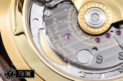 Calatrava Ref.5227 YG/LE White Dial MY9015 Mod