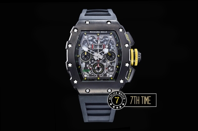 Richard Mille RM011-03 New Gen Flyback PVD/VRU Black A7750 Mod