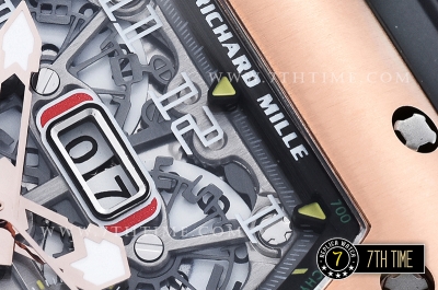 Richard Mille  RM011-03 New Gen Flyback RG/VRU Black A7750 Mod