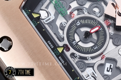 Richard Mille  RM011-03 New Gen Flyback RG/VRU Black A7750 Mod
