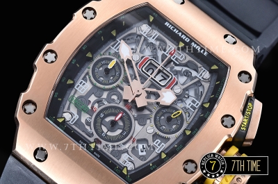 Richard Mille  RM011-03 New Gen Flyback RG/VRU Black A7750 Mod