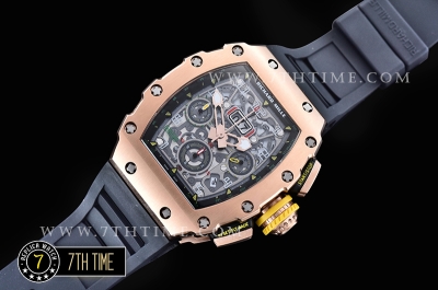 Richard Mille  RM011-03 New Gen Flyback RG/VRU Black A7750 Mod