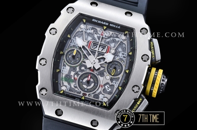 Richard Mille  RM011-03 New Gen Flyback SS/VRU Black A7750 Mod