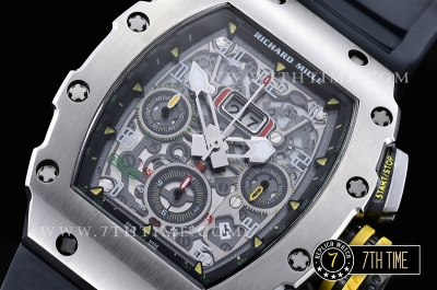 Richard Mille  RM011-03 New Gen Flyback SS/VRU Black A7750 Mod